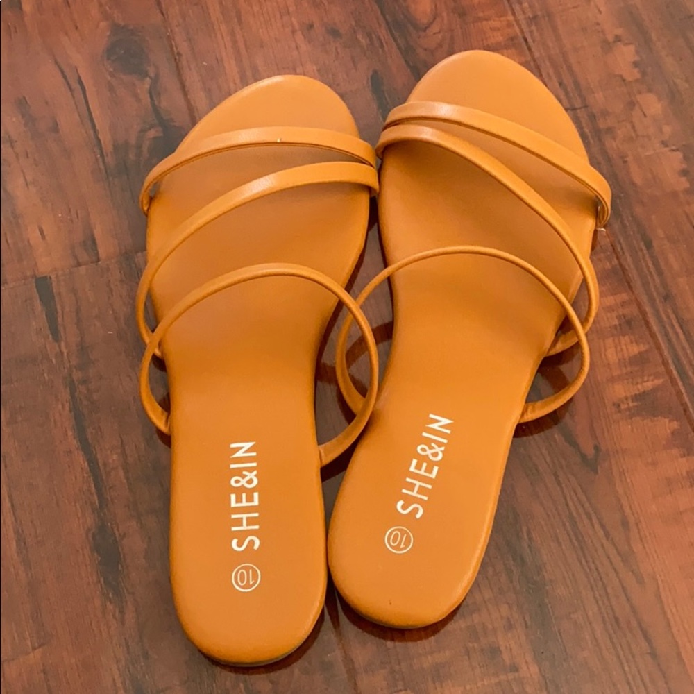 Tan sandals